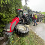 Schwerer Traktorunfall