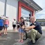 Kindergartenbesuch bei der Feuerwehr